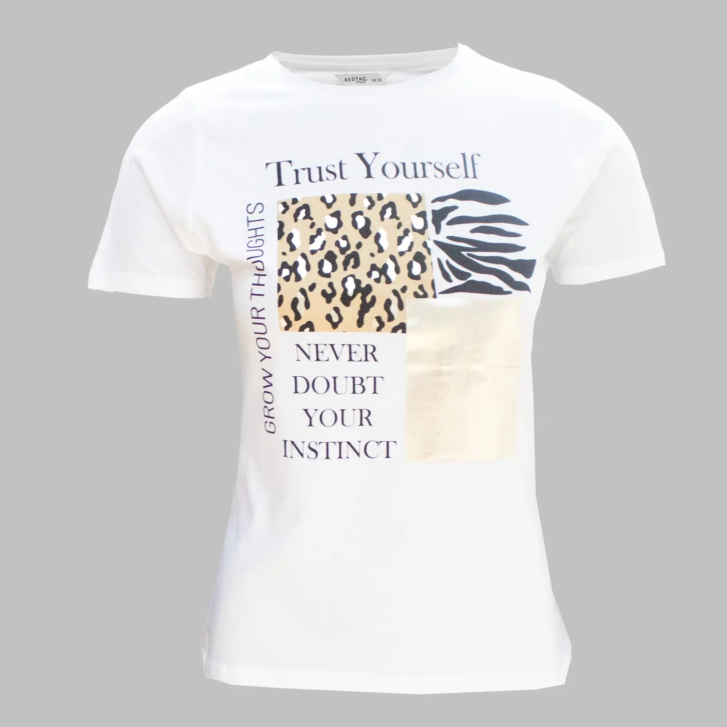 White Printed T-Shirt