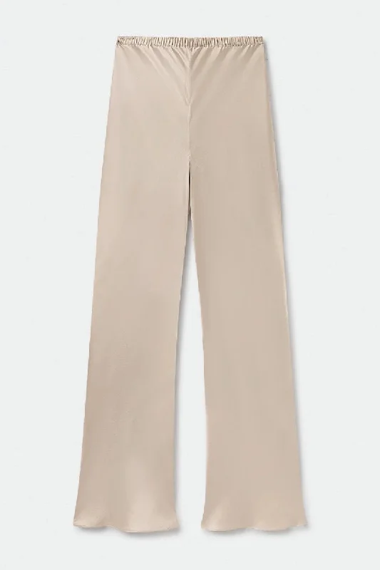 BIAS CUT PANTS-HAZELNUT