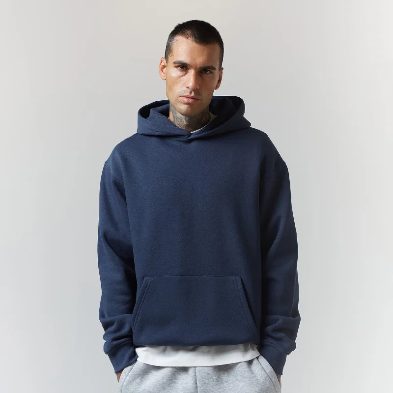 Box Fit Hoodie | Eclipse Blue