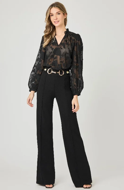 High Waist Wide-Leg Pants