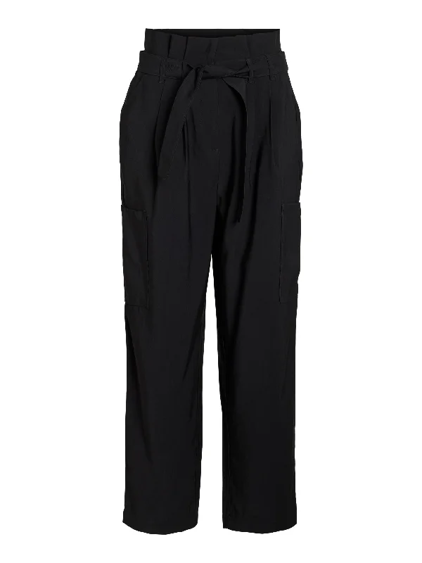 VILLO WIDE LEG PANTS (BLACK)