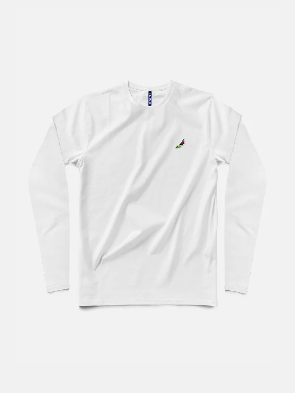 Food of Champions - Long Sleeve T-shirt - White