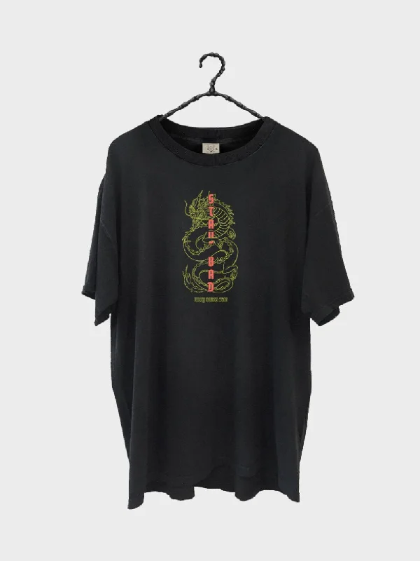 Scorched Dragon Tee - Vintage Black