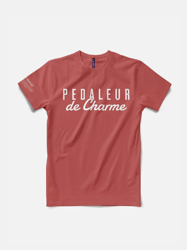 Pedaleur de Charme - T-shirt - Coral