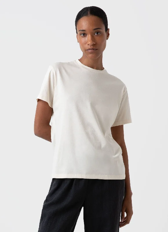 Women's Boy-Fit T-shirt in Undyed