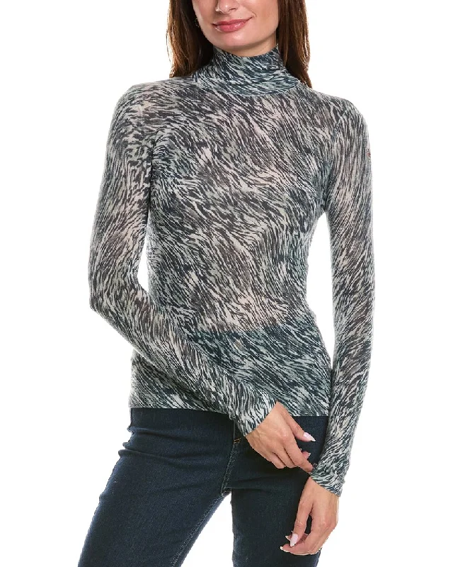 Autumn Cashmere Tiger Print Cashmere Sweater