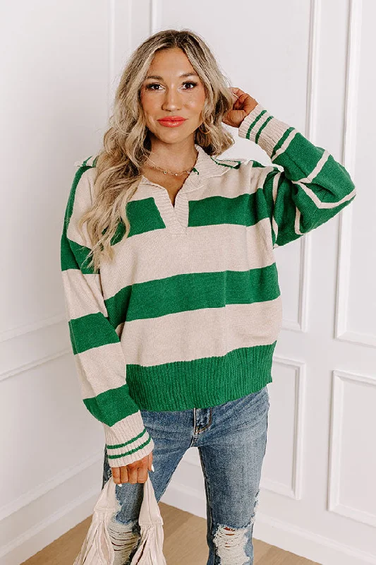 Campus Stroll Stripe Sweater