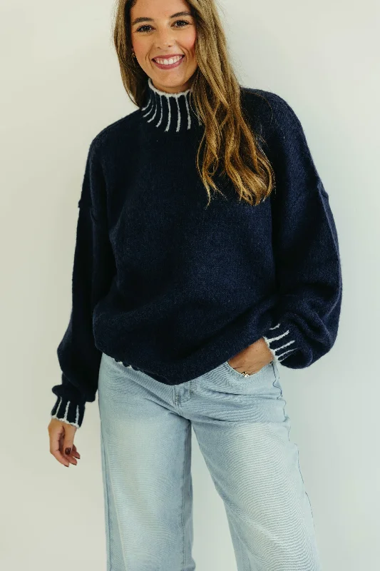 Word On The Street Sweater - Navy