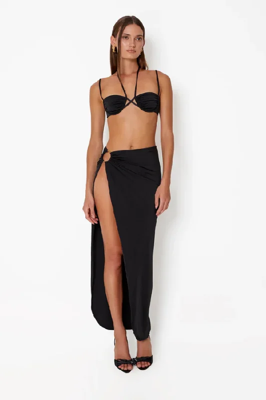 Avant Split Skirt Black