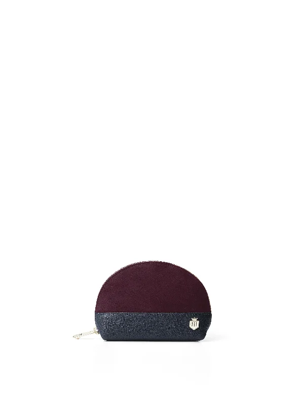 Chiltern Coin Purse - Plum & Navy (Store Exclusive)