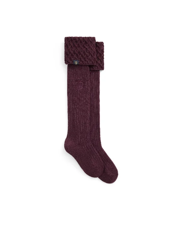 Explorer Merino Socks - Plum