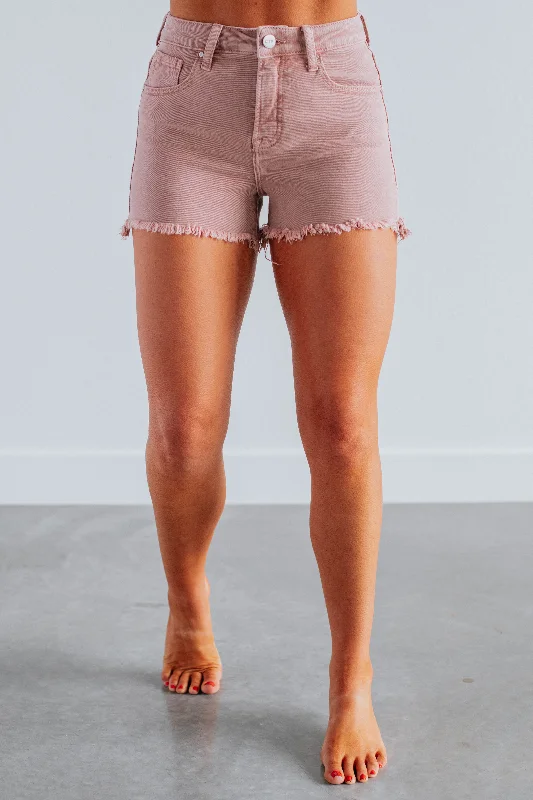 Gabby Risen Shorts - Mauve